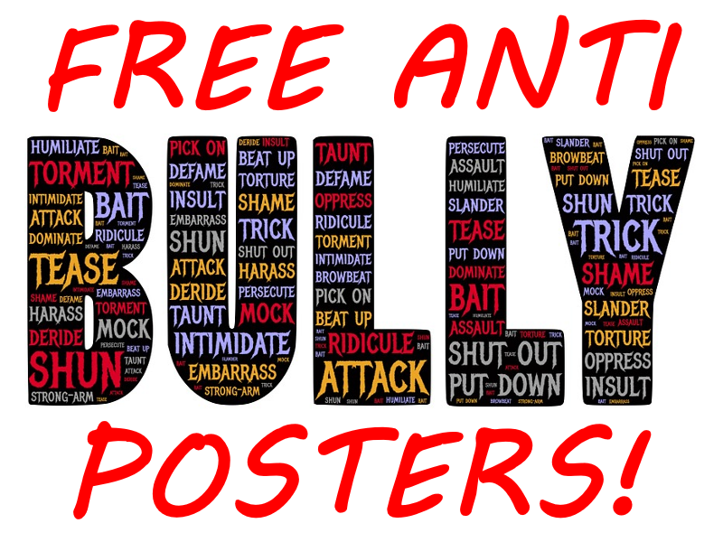 10 FREE Anti-Bullying Week Posters For Every Classroom!