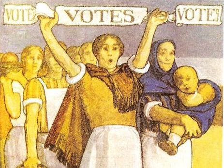 Why did women want the vote in 1900?