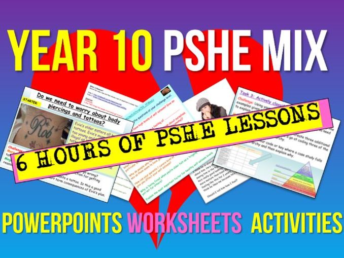 Year 10 PSHE + RSE