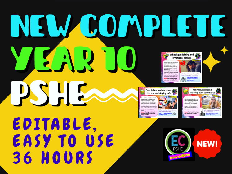 COMPLETE YEAR 10  PSHE
