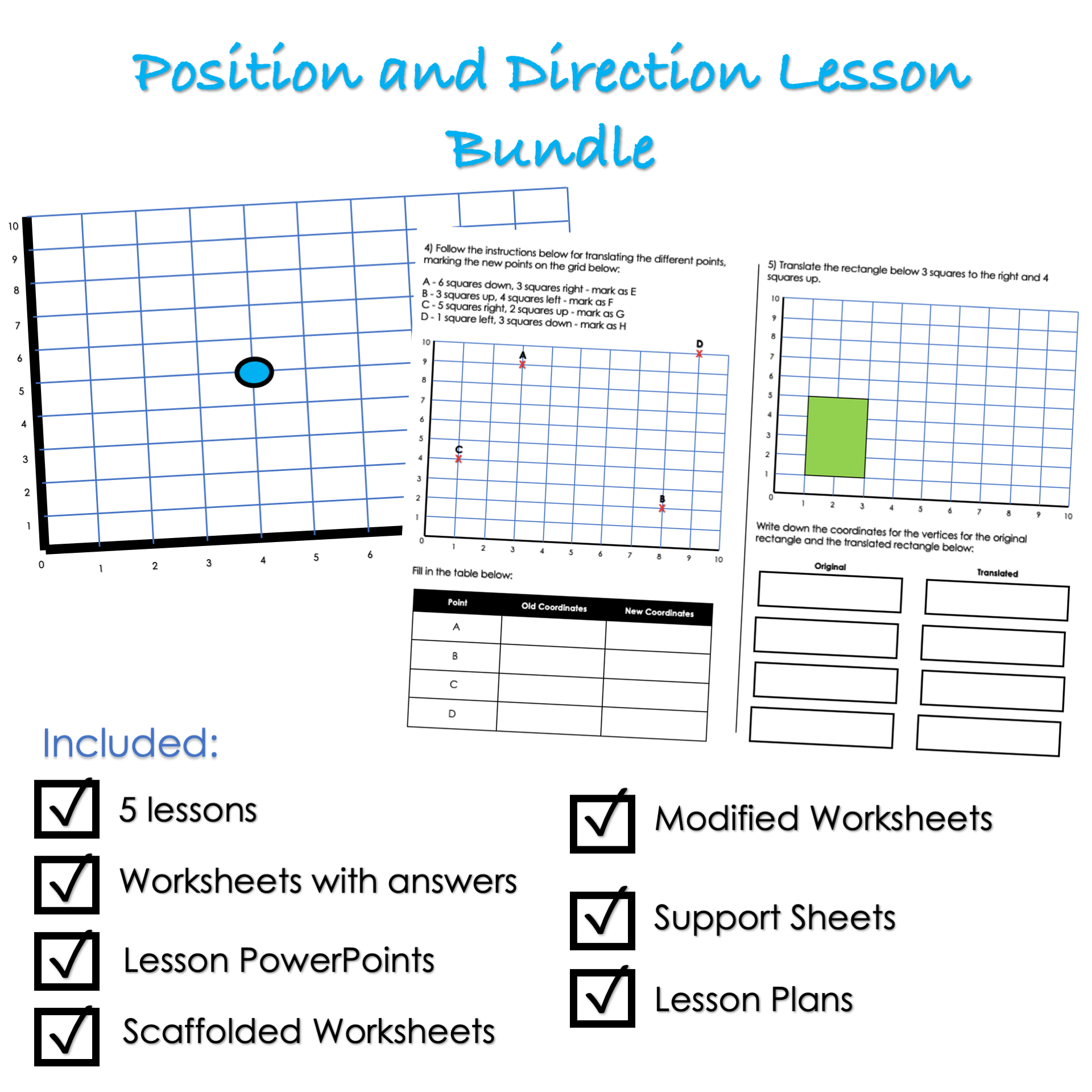 Year 4 Position and Direction Complete Unit